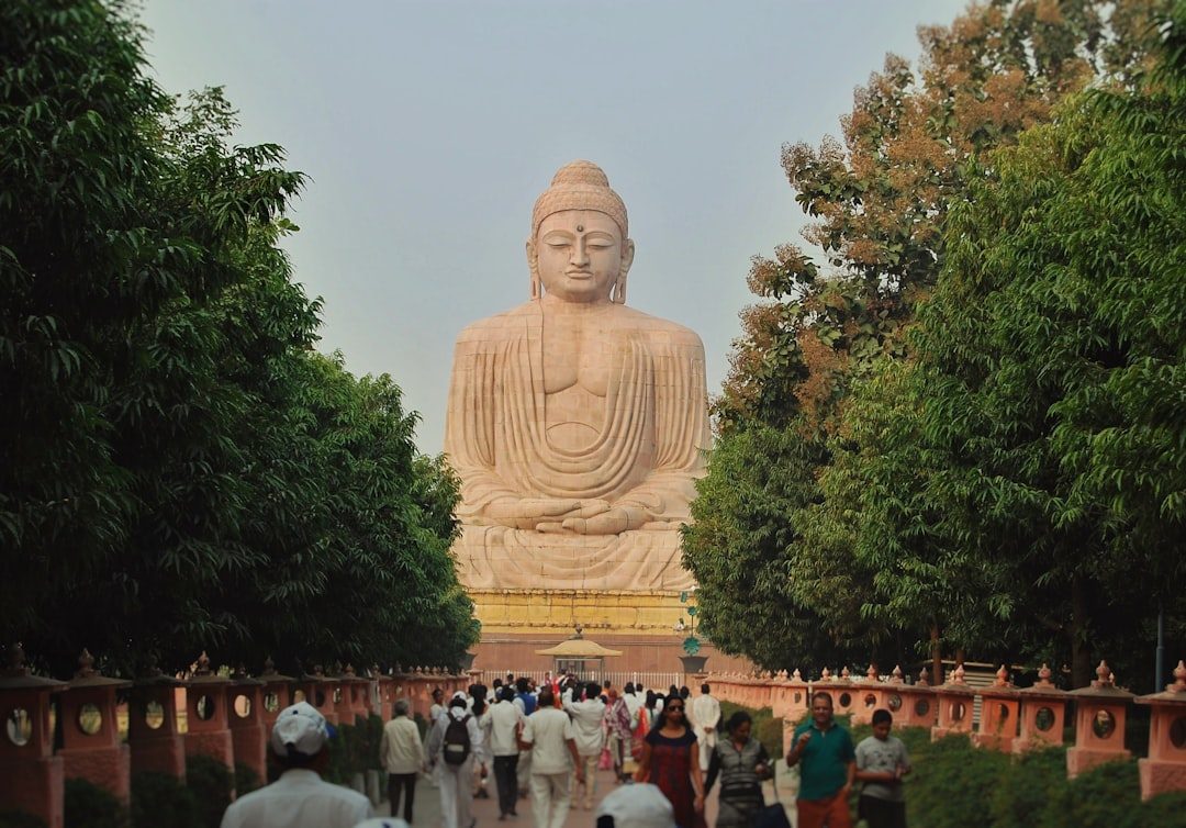 The Great Buddha statue in Bodh Gaya